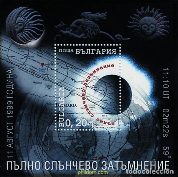 Sellos: 82803 MNH BULGARIA 1999 ECLIPSE SOLAR DEL 11 DE AGOSTO DE 1999