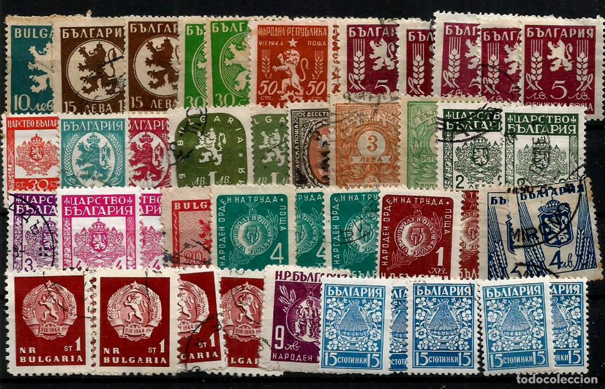 Sellos: BULGARIA - LOTE DE 42 SELLOS - NUEVOS Y USADOS - DISTINTAS EMISIONES