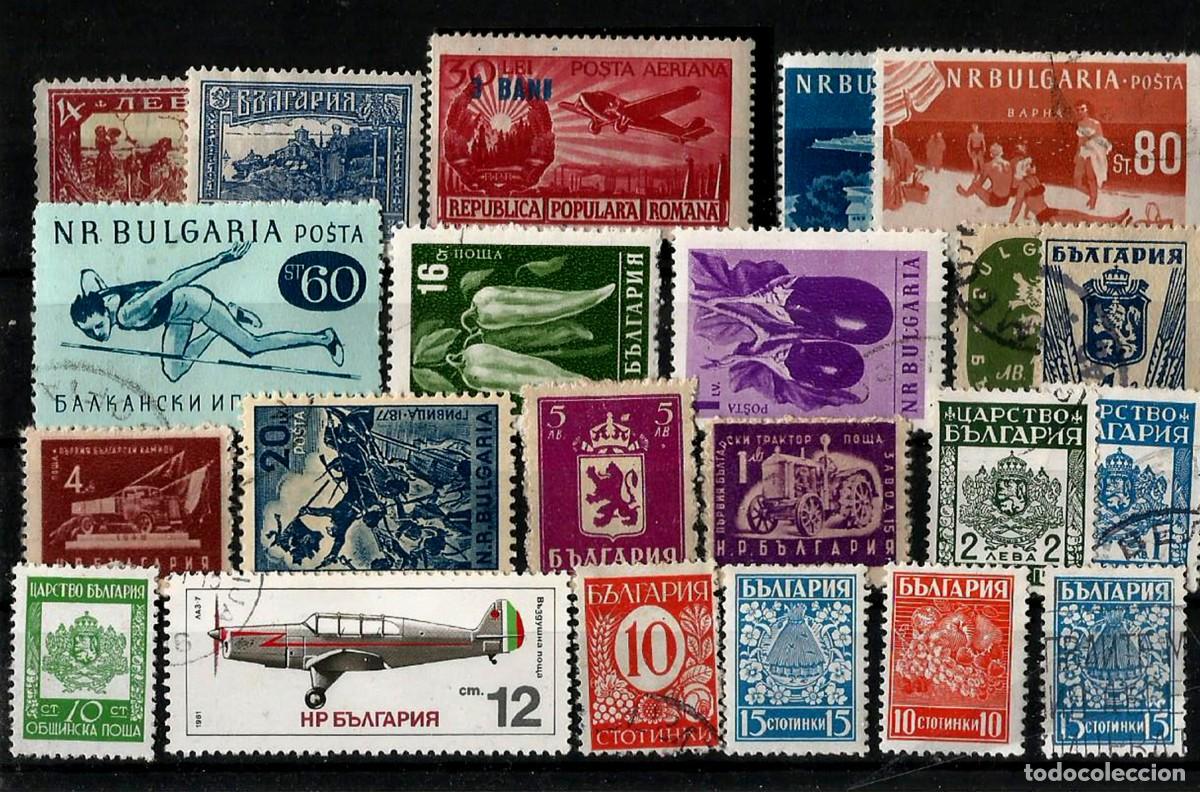 Sellos: BULGARIA - LOTE DE 22 SELLOS - NUEVOS Y USADOS - DISTINTAS EMISIONES