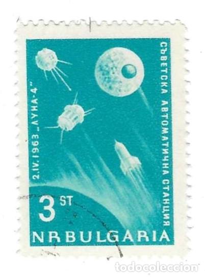 Sellos: Sello usado Bulgaria. n&ordm; 1381. Lunik IV. Lunik I y II. ref. 2-bul1381