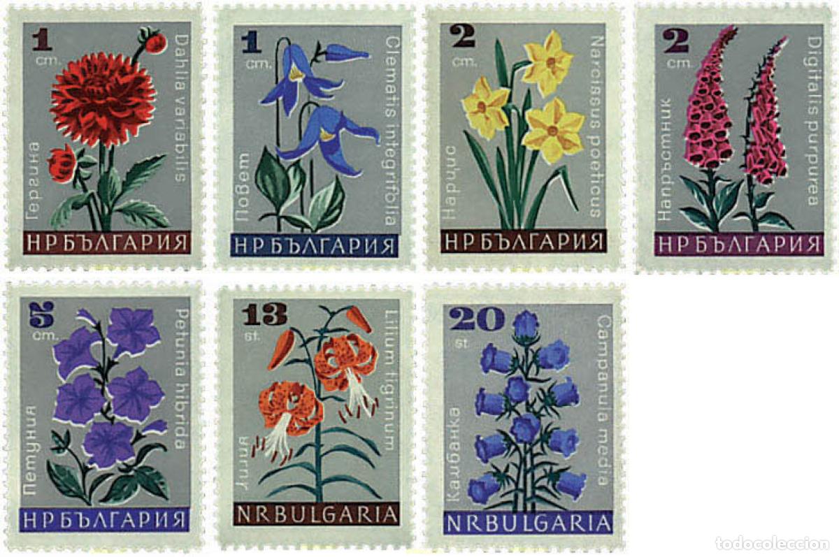 Sellos: 741022 MNH BULGARIA 1966 FLORES DE JARDIN