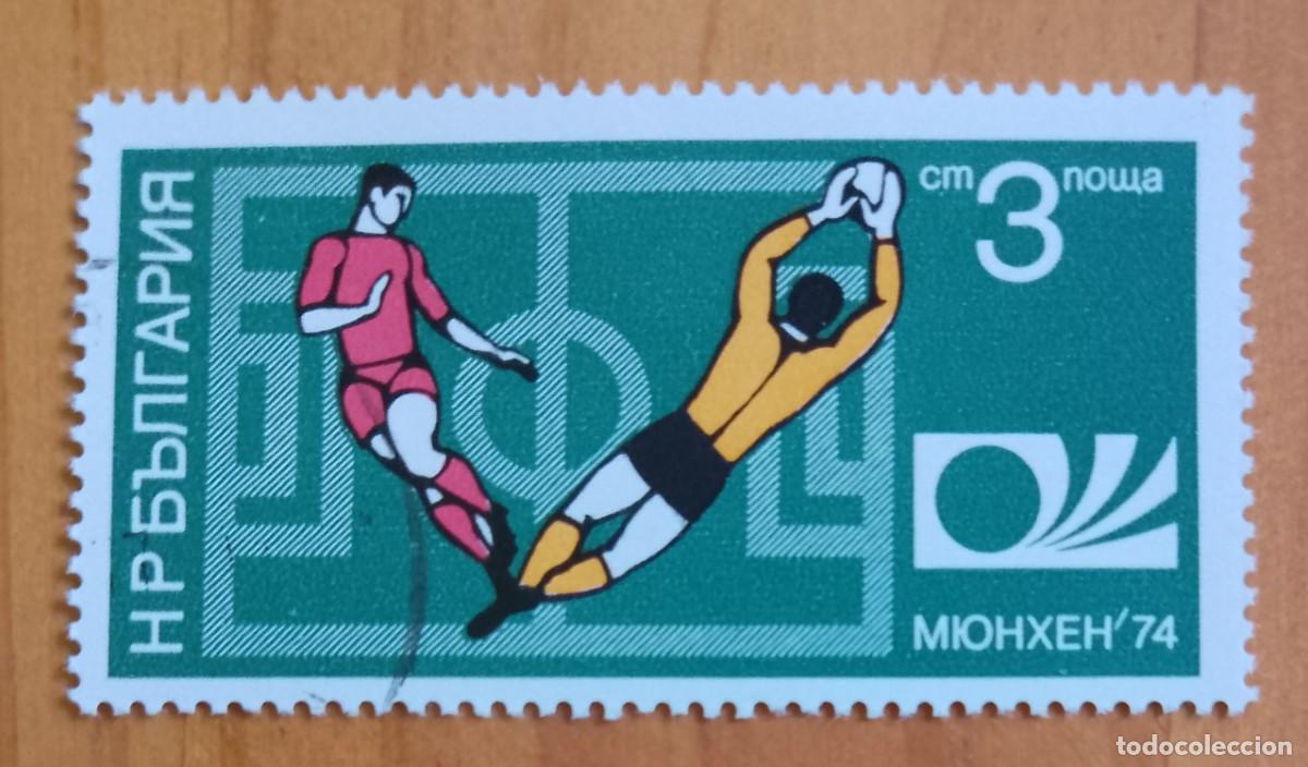 Sellos: BULGARIA - V/F 3 CM - DEPORTES, FUTBOL - VER DESCRIPCI&Oacute;N