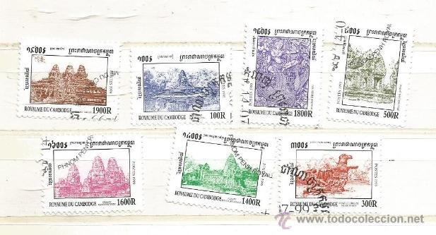 Sellos: Camboya 1999. Monumentos - Foto 1