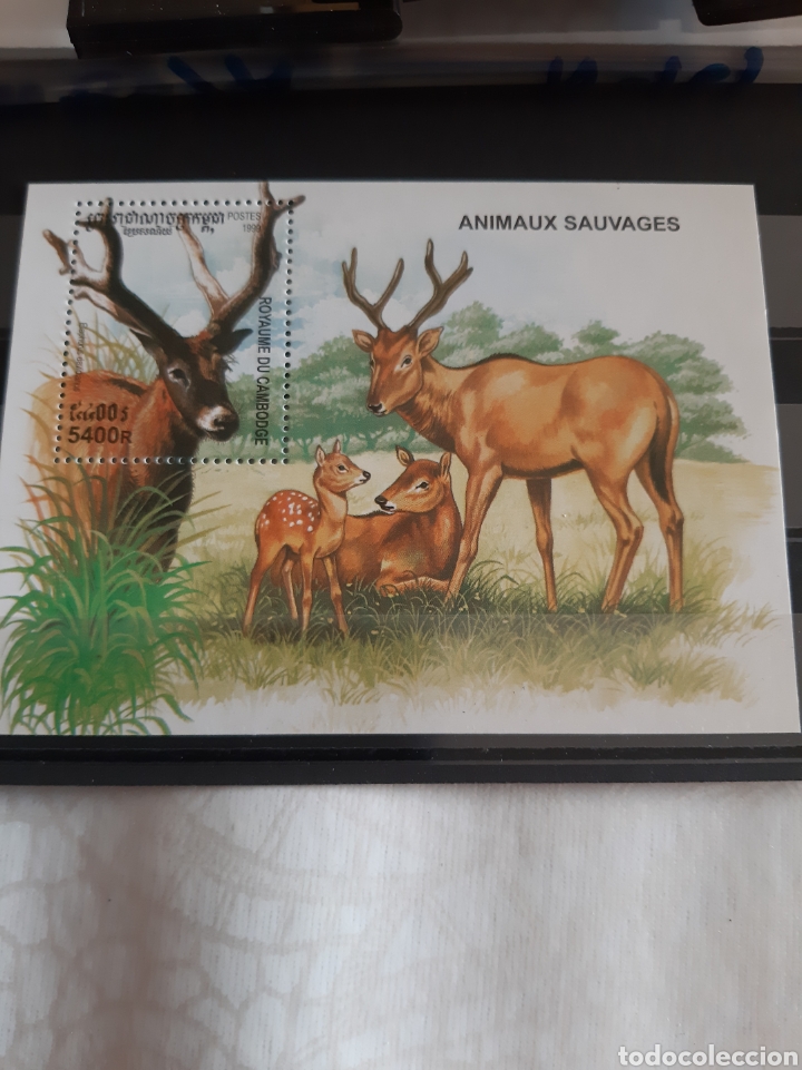 Sellos: FAUNA HOJA BLOQUE NUEVO - Foto 1