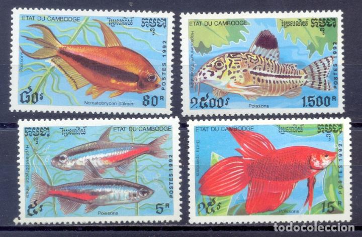 Sellos: Camboya- peces - Foto 1