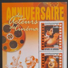 Sellos: CAMBOYA CAMBODIA 2001 SHEET MNH ACTORES Y ACTRICES DE CINE MARILYN MONROE RODOLFO VALENTINO CINEMA. Lote 397833119