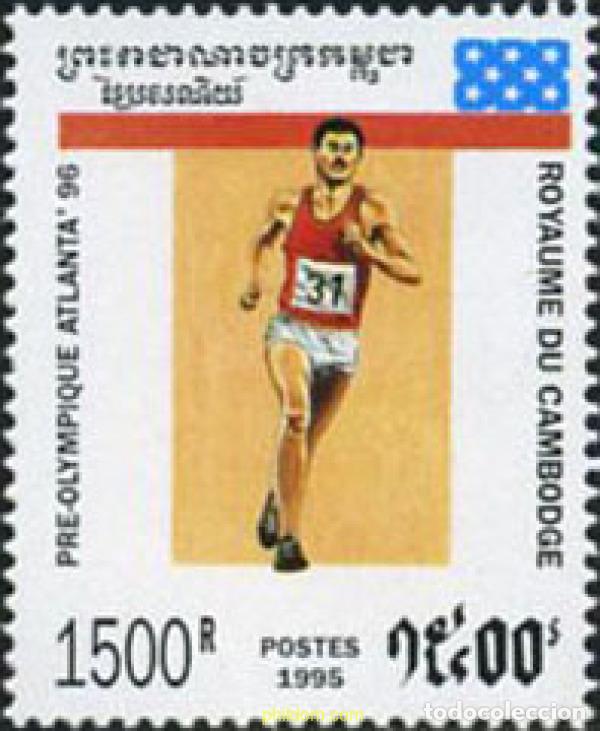 Sellos: 115452 MNH CAMBOYA 1995 26 JUEGOS OLIMPICOS VERANO ATLANTA 1996