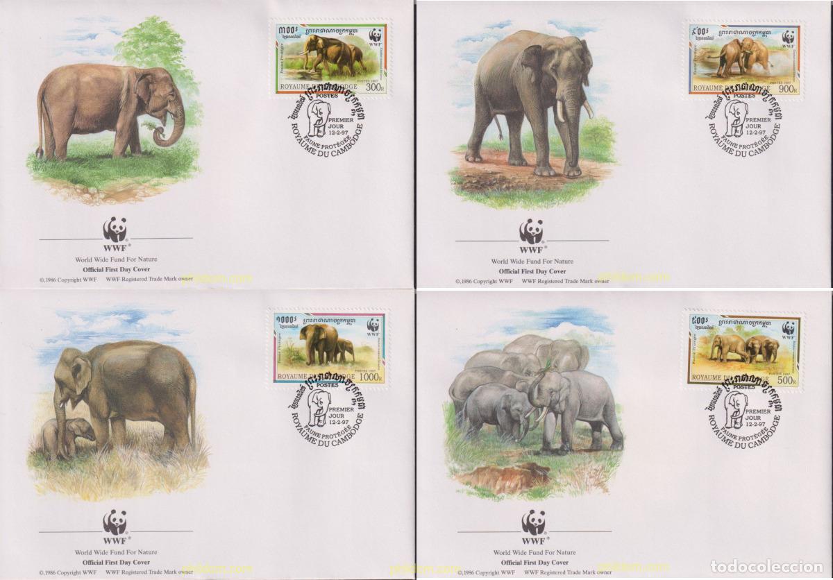 Sellos: 23212 MNH CAMBOYA 1997 ELEFANTE DE MALASIA