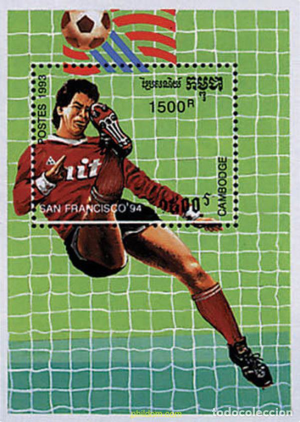 Briefmarken: 54502 MNH CAMBOYA 1993 COPA DEL MUNDO DE FUTBOL. USA-94