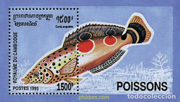 Stamps: 49227 MNH CAMBOYA 1995 PECES
