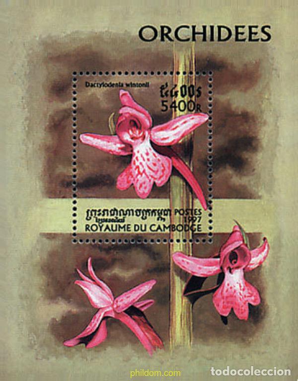 Stamps: 82142 MNH CAMBOYA 1997 ORQUIDEAS