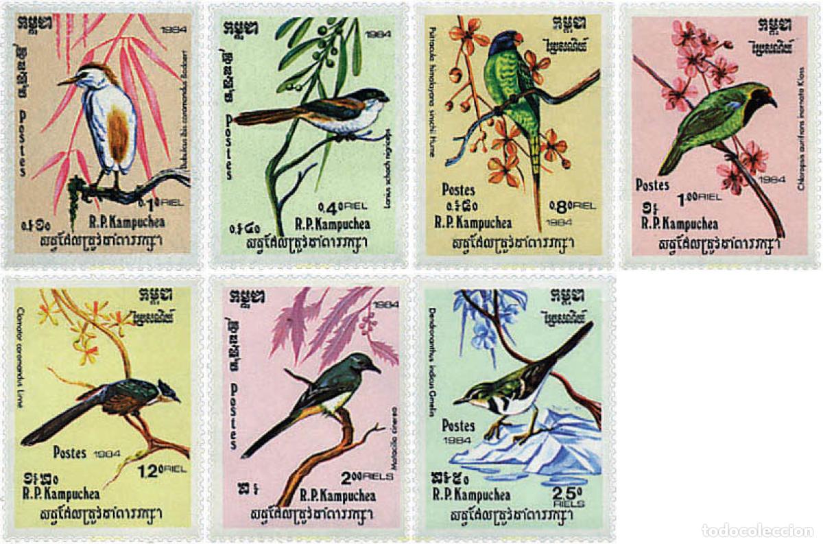 Sellos: 36557 MNH CAMBOYA KAMPUCHEA 1984 FAUNA