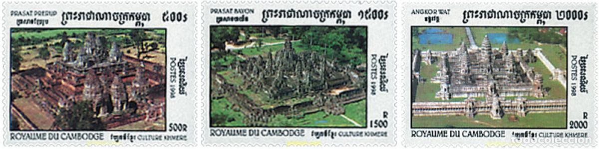 Sellos: 50672 MNH CAMBOYA 1998 CULTURA KHMERE. TEMPLOS