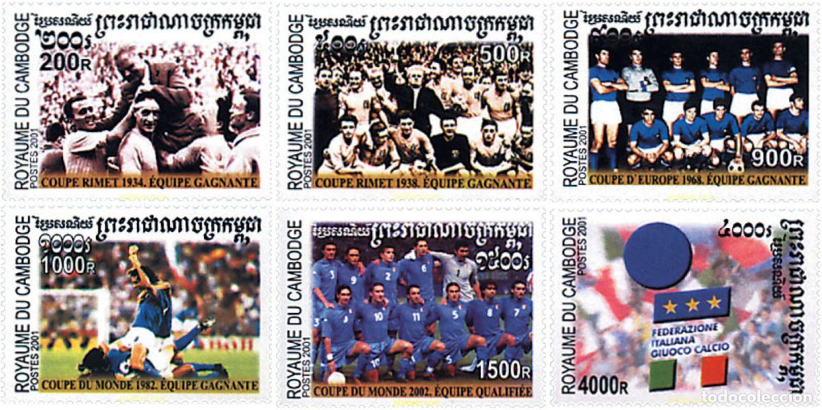Sellos: 97911 MNH CAMBOYA 2001 COPA DEL MUNDO DE FUTBOL. COREA DEL SUR Y JAPON-02