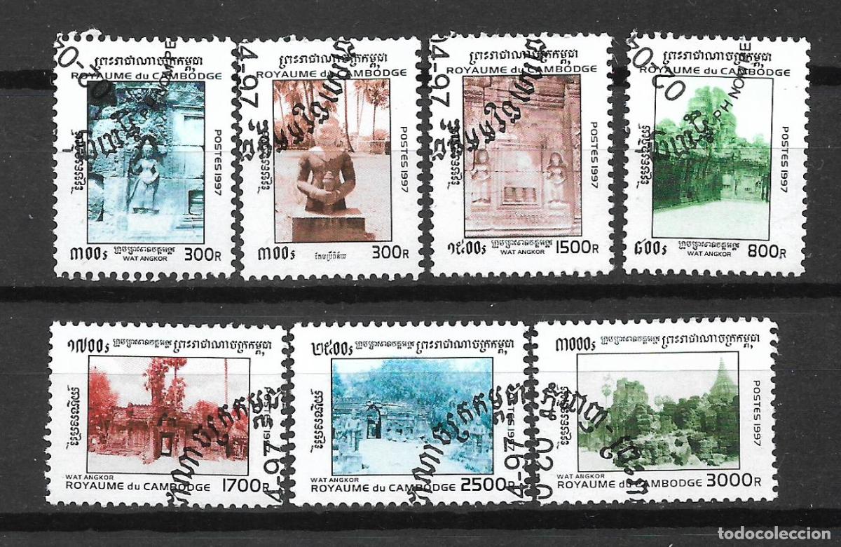 Sellos: camboya 1996 -97 sellos usado - 3/15