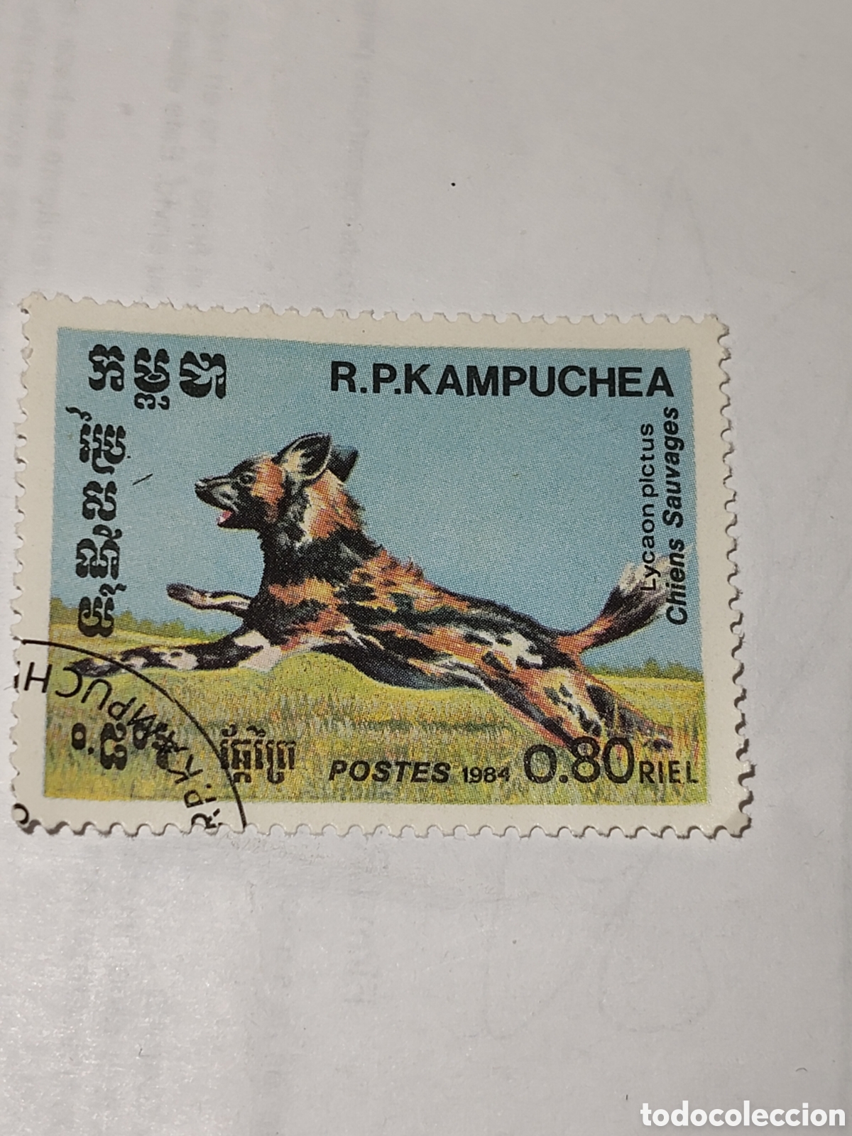 Stamps: Sello de Kampuchea(Camboya):C&aacute;nidos salvajes 1984