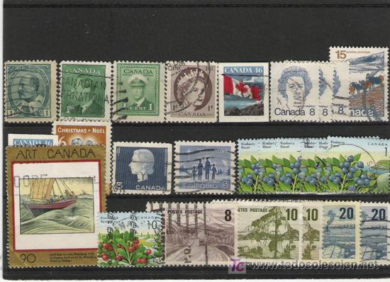 Sellos: CANADA BONITO LOTE DE SELLOS - Foto 1