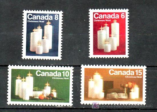 Sellos: CANADA 489/92 SIN CHARNELA, NAVIDAD, - Foto 1