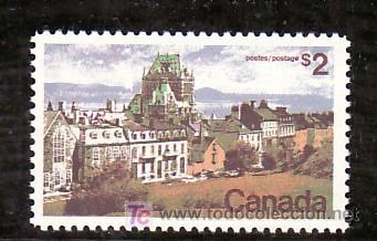 Sellos: CANADA  477 SIN CHARNELA, VISTA DE QUEBEC, - Foto 1