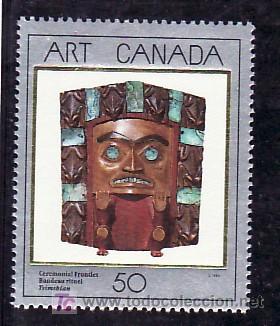 Sellos: CANADA 1100 SIN CHARNELA, ARTE CANADIENSE, - Foto 1