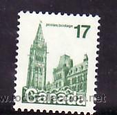 Sellos: CANADA  694 SIN CHARNELA, EDIFICIO DEL PARLAMENTO, - Foto 1