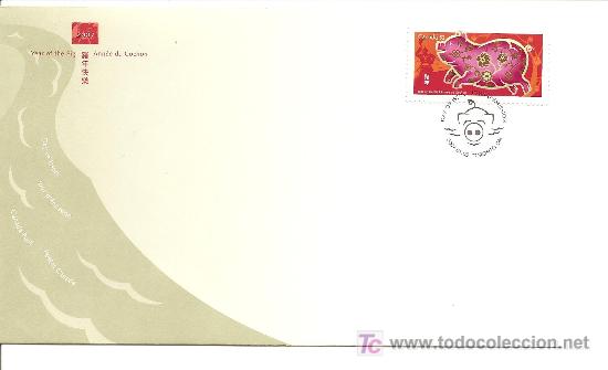 Sellos: CANADA.SPD. SERIE A&Ntilde;O DEL CERDO 2007. - Foto 1