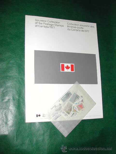 Sellos: CANADA 1977 - Souvenir Collection - Canada Post - A&ntilde;o completo - Foto 1