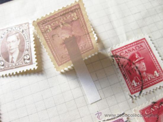 Sellos: LOTE DE 11 SELLOS ANTIGUOS DE CANADA - POSTES CANADA POSTAGE - Foto 5