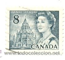 Timbres: 2-canada470. Sello usado Canada. Yvert nº 470. Personaje. Reina