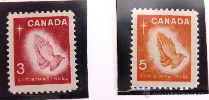 Sellos: SELLOS CANADA 1966. NUEVOS. NAVIDAD. - Foto 1