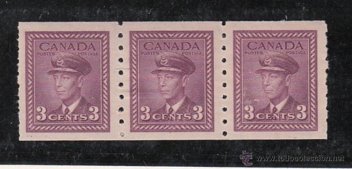 Sellos: canada  208aA (3) con charnela, - Foto 1