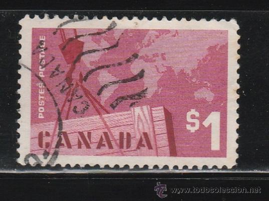 Sellos: CANADA .1963. SERIE. COMERCIO DE EXPORTACION. 1 $. *.MH - Foto 1