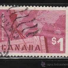 Sellos: CANADA .1963. SERIE. COMERCIO DE EXPORTACION. 1 $. *.MH. Lote 52811767