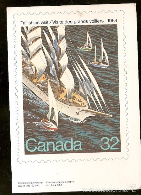 Sellos: Canada & Bilhete Postal Maximo, Canada Tall Ships, k&ouml;nigslutter Germany 1984 (1012) - Foto 2