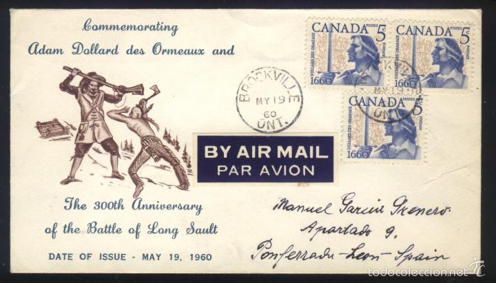 Sellos: A-3382- CANADA. SOBRE CIRCULADO. - Foto 1