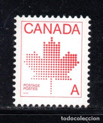 Sellos: CANADA 786** - A&Ntilde;O 1981 - EMBLEMA NACIONAL - Foto 1