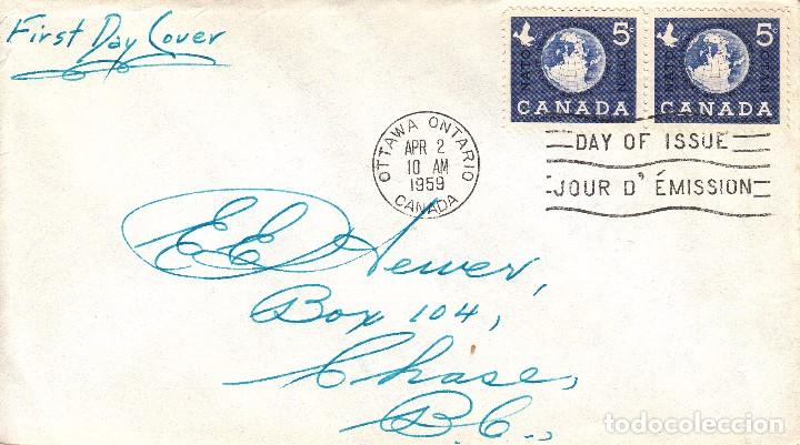 Sellos: SOBRE: 1959 CANADA - Foto 1