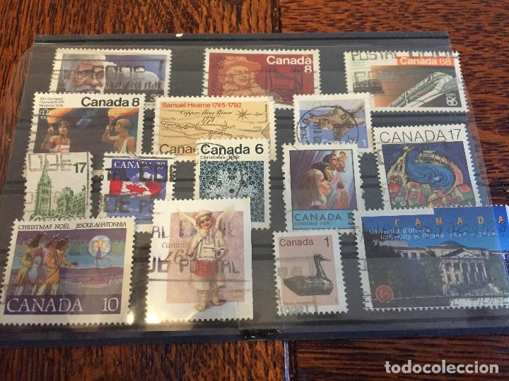 Sellos: 76 SELLOS DE CANADA diferentes - Foto 2