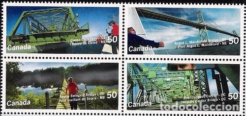 Sellos: [CF7521] Canad&aacute; 2005, Puentes. Bloque. (MNH) - Foto 1