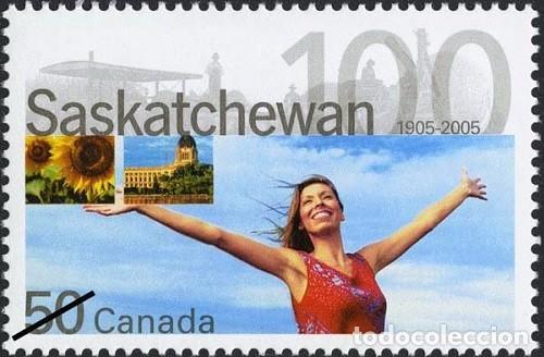 Sellos: [CF7532] Canad&aacute; 2005, Centenario de Saskatchewan (MNH) - Foto 1
