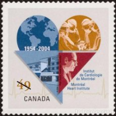 Francobolli: [CF7597] CANADÁ 2004, INSTITUTO DE CARDIOLOGÍA DE MONTREAL (MNH)