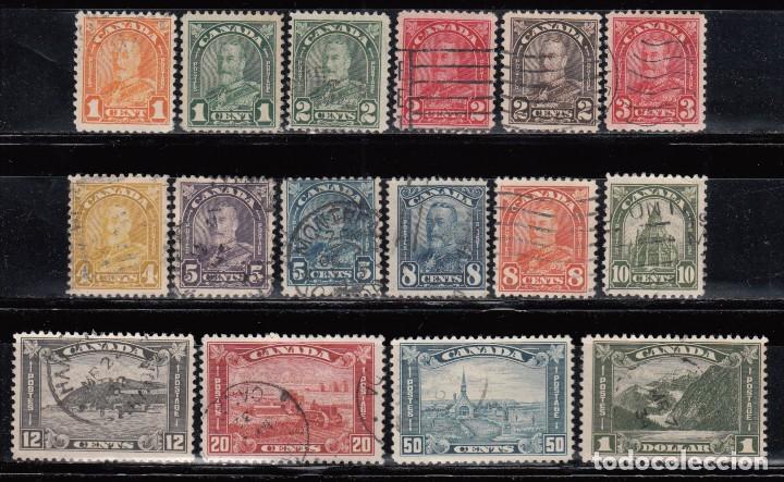 Sellos: CANAD&Aacute; , YVERT N&ordm; 140 / 155 - Foto 1