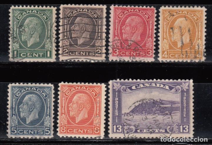 Sellos: CANAD&Aacute; , YVERT N&ordm; 161 / 167 - Foto 1