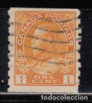 Sellos: CANAD&Aacute; , YVERT N&ordm; 105 B , DENTADO 8 VERTICAL . - Foto 1