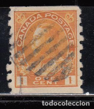 Sellos: CANAD&Aacute; , YVERT N&ordm; 105 B , DENTADO 8 VERTICAL . - Foto 1