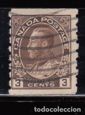 Sellos: CANAD&Aacute; , YVERT N&ordm; 107 B , DENTADO 8 VERTICAL . - Foto 1