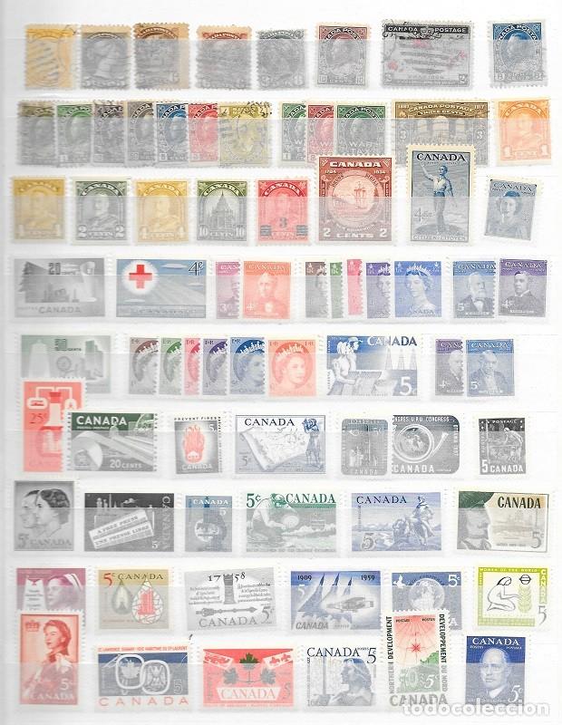 Sellos: CANAD&Aacute;.  RESTO DE COLECCI&Oacute;N - Foto 1