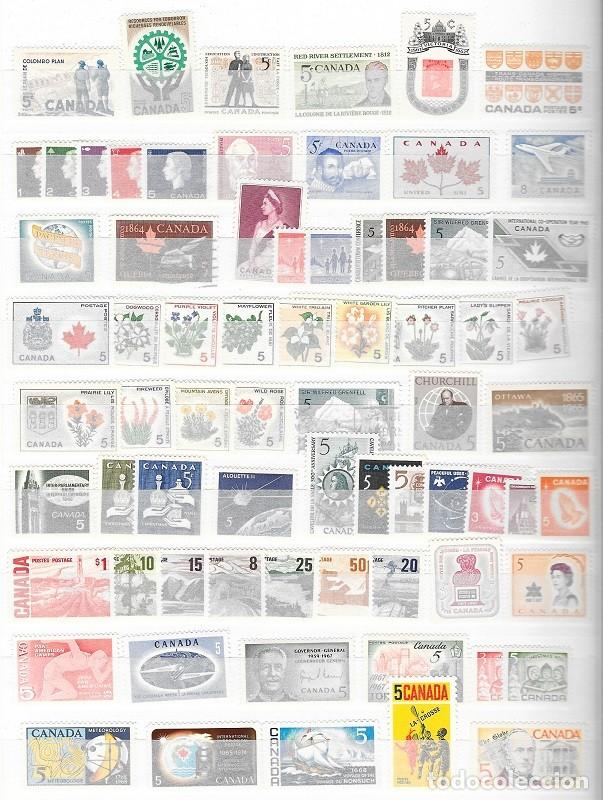 Sellos: CANAD&Aacute;.  RESTO DE COLECCI&Oacute;N - Foto 2