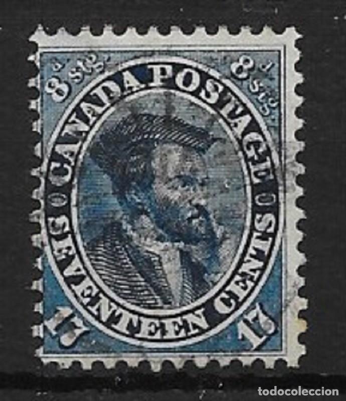 Sellos: CANAD&Aacute;. YVERT NUM 17 USADO - Foto 1