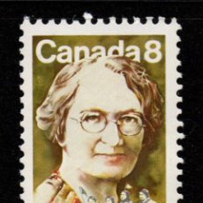 Sellos: CANADA 505** - AÑO 1973 - CENTENARIO DEL NACIMIENTO DE NELLIE MCCLUNG, FEMINISTA CANADIENSE
